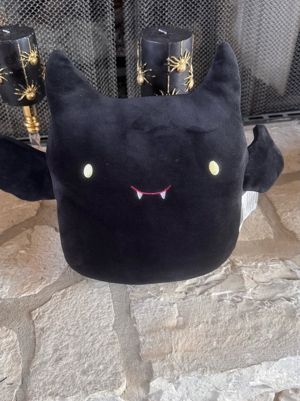 Halloween Black Plush Bat 
Pillow